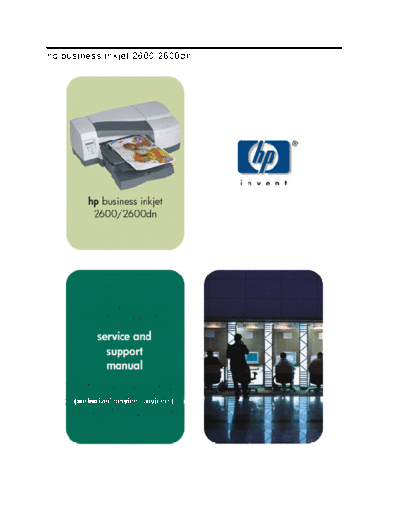 HP HP Business InkJet 2600 Service Manual  HP printer HP Business InkJet 2600 Service Manual.pdf