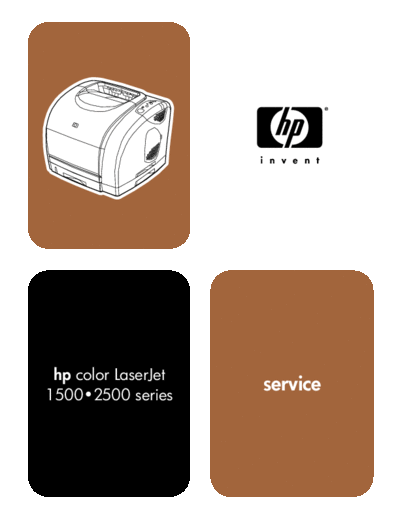 HP HP Color LaserJet 1500 Service Manual  HP printer HP Color LaserJet 1500 Service Manual.pdf