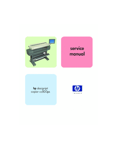 HP HP DesignJet Copier cc800PS Service Manual  HP printer HP DesignJet Copier cc800PS Service Manual.pdf
