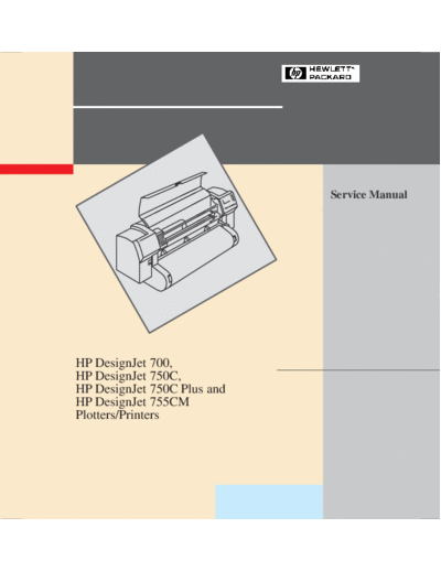 HP HP DeskJet 70-75-755 Service Manual  HP printer HP DeskJet 70-75-755 Service Manual.pdf