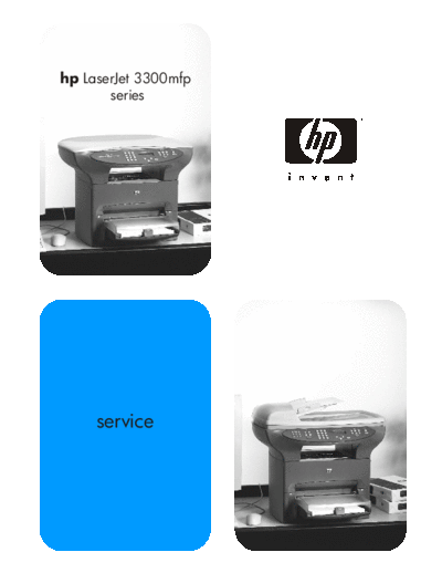 HP HP LaserJet 3300MFP Service Manual  HP printer HP LaserJet 3300MFP Service Manual.pdf