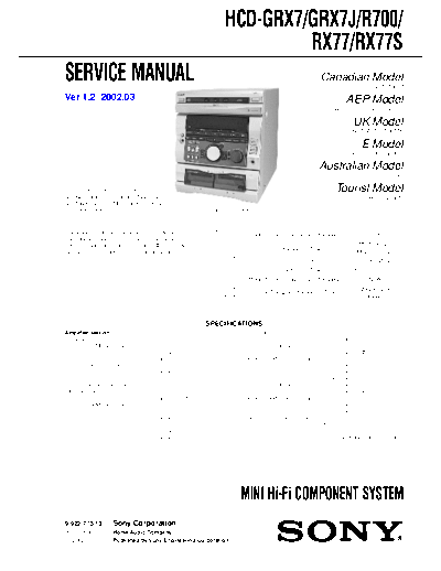 panasonic sony hcd-grx7 rx77sch  panasonic Fax KXFM90PDW Viewing SGML_VIEW_DATA EU KX-FM90PD-W SVC Audio sony_hcd-grx7_rx77sch.pdf