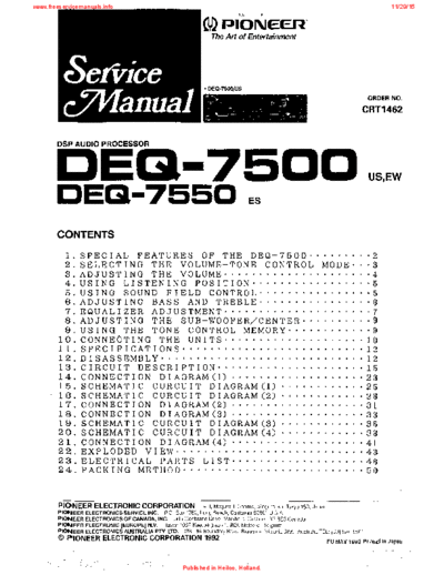 Pioneer deq 7500  Pioneer Car Audio DEQ7550 pioneer_deq_7500.pdf