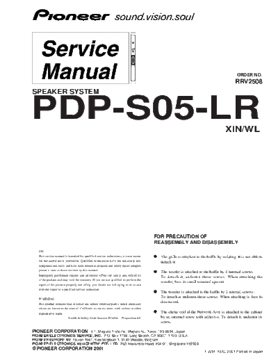 Pioneer R2508  Pioneer DVD pioneer cd sm R2508.pdf