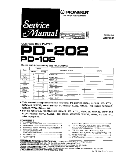 Pioneer hfe   pd-102 202 service  Pioneer CD PD-102 hfe_pioneer_pd-102_202_service.pdf