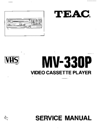 teac MV330P  teac VCR MV330P.pdf