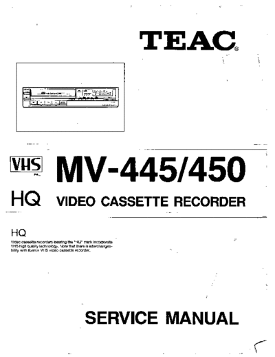 teac MV445-450  teac VCR MV445-450.pdf