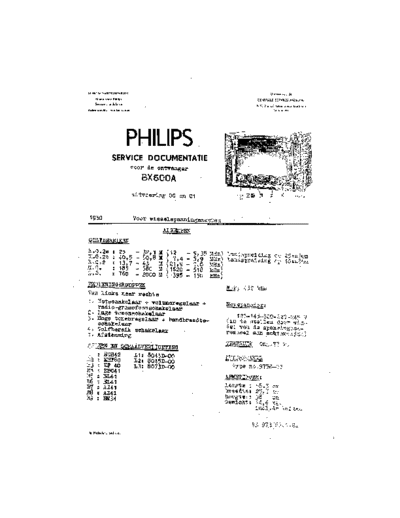 Philips BX600A  Philips Historische Radios BX600A BX600A.pdf
