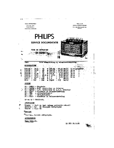 Philips BX695A  Philips Historische Radios BX695A BX695A.pdf