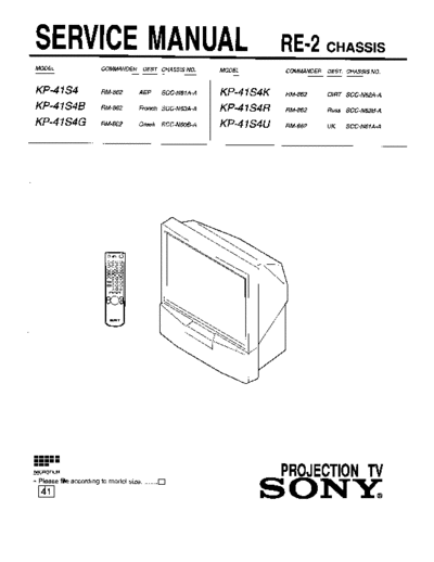 Sony chassis RE-2  Sony sony chassis RE-2.pdf