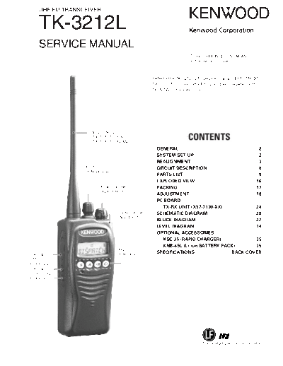 Kenwood TK-3212L B51-8786-00-1  Kenwood Radios TK-3212L_B51-8786-00-1.pdf