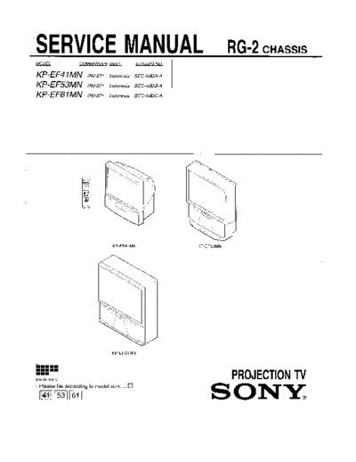 Sony chassis RG-2-1  Sony sony chassis RG-2-1.pdf
