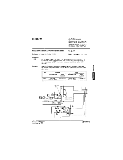 Sony HFP0320  Sony HiFi Service Bulletin HFP0320.PDF