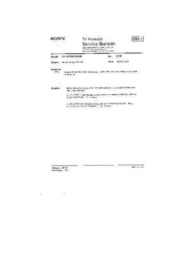 Sony TVP0218  Sony sony tv bulletins sony tv bulletins TVP0218.pdf