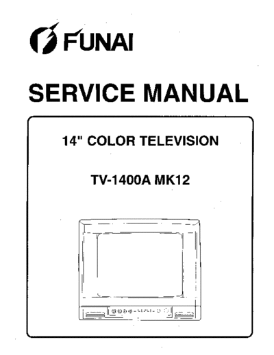 Funai TV-1400A MK12  Funai TV TV-1400A MK12 TV-1400A MK12.pdf