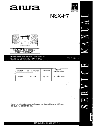 AIWA nsxf7he 09-969-156-2FP  AIWA     Aiwa NSX-F7 nsxf7he_09-969-156-2FP.pdf