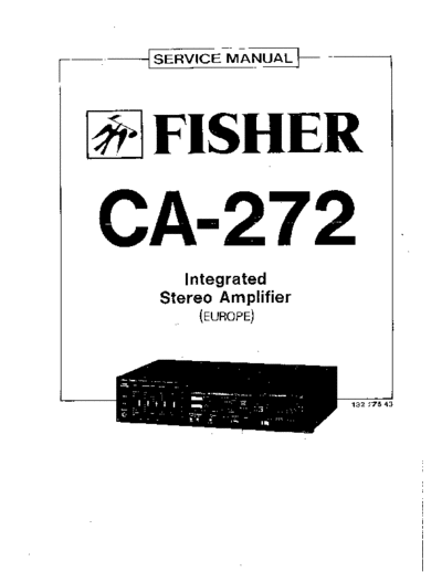Fisher CA-272  Fisher CA CA-272 CA-272.pdf