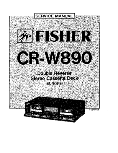 Fisher CR-W890  Fisher CR CR-W890 CR-W890.pdf