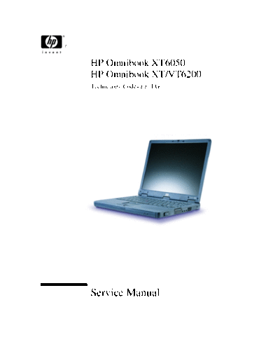 HP Omnibook XTVT6200  HP HP Omnibook XTVT6200 .pdf