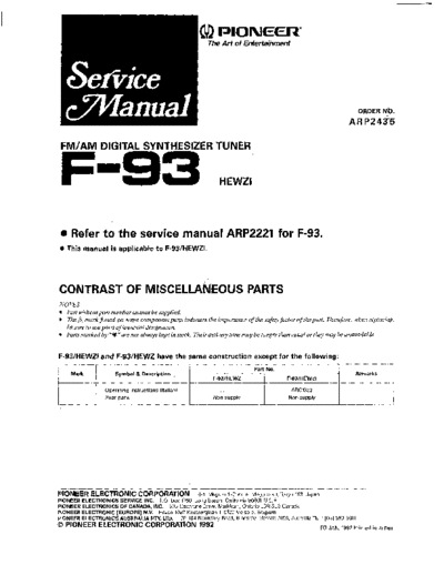 Pioneer F-93service  Pioneer F F-93 F-93service.pdf
