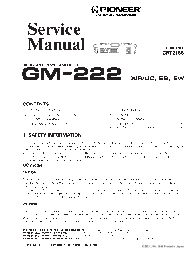 Pioneer GM-222  Pioneer GM GM-222 Pioneer_GM-222.pdf
