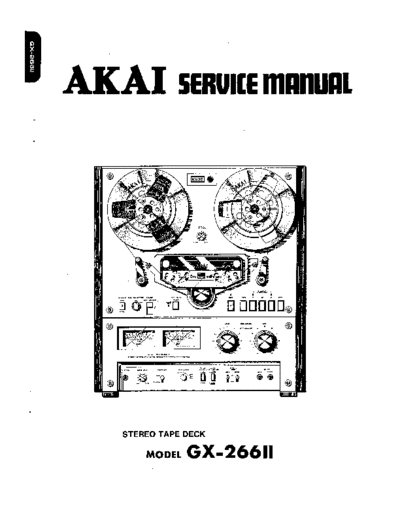 Akai GX-266 Mk2  Akai GX GX-266 Mk2 GX-266 Mk2.pdf