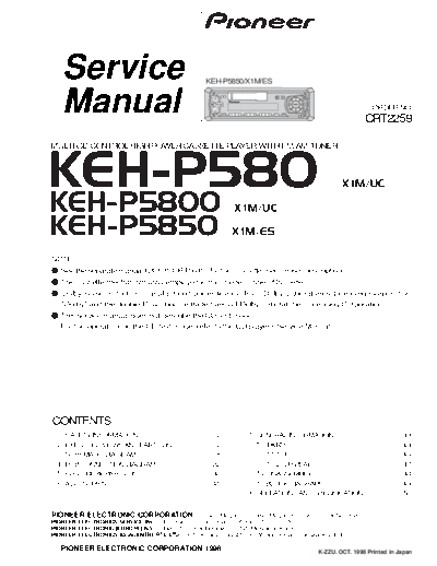 Pioneer KEH-P580,5800,5850  Pioneer KEH KEH-P580 & 5800 & 5850 Pioneer_KEH-P580,5800,5850.pdf