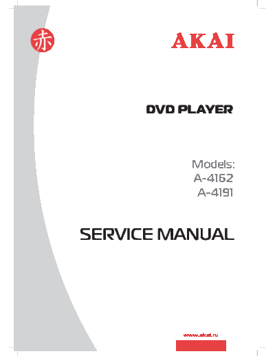 Akai A-4162 & 4191 Ver 1  Akai A A-4162 & 4191 A-4162 & 4191 Ver 1.pdf