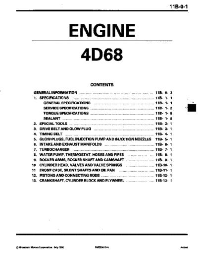 MITSUBISHI 11B  MITSUBISHI Engines Manuals 4D6 11B.pdf
