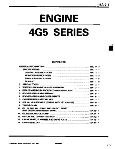 MITSUBISHI 11A  MITSUBISHI Engines Manuals 4G5 11A.pdf
