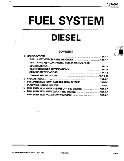 MITSUBISHI 13A  MITSUBISHI Engines Manuals Diesel+Emissions 13A.pdf