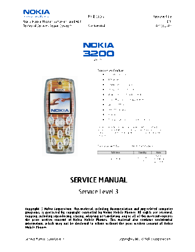 NOKIA sm 3200 level 3 v1  NOKIA Mobile Phone Nokia_3200 sm_3200_level_3_v1.pdf