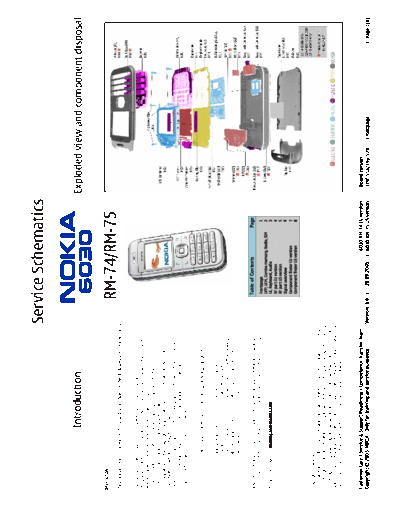 NOKIA 54150604 RM-74 RM-75 schematics V2 0  NOKIA Mobile Phone Nokia_6030 54150604_RM-74_RM-75_schematics_V2_0.pdf