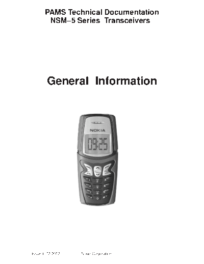 NOKIA 2-NSM5GEN  NOKIA Mobile Phone 5210 2-NSM5GEN.PDF