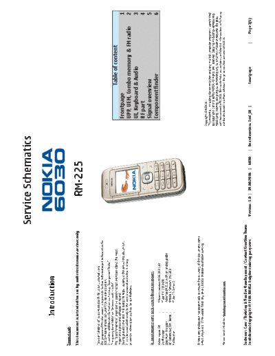 NOKIA 6030 RM-225 schematics v1 0  NOKIA Mobile Phone 6030 6030_RM-225_schematics_v1_0.pdf