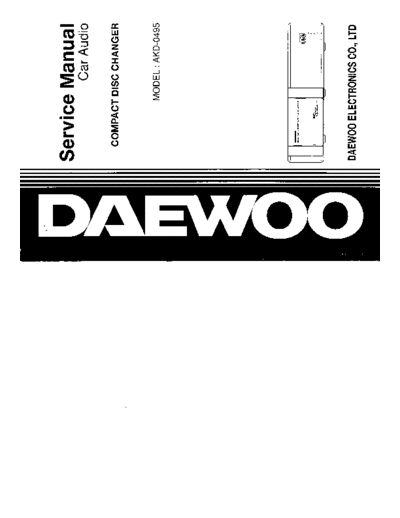 Daewoo AKD-0495  Daewoo AKD AKD-0495 AKD-0495.PDF