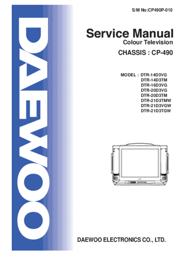 Daewoo CP-490  Daewoo hassis CP CP-490 CP-490.pdf