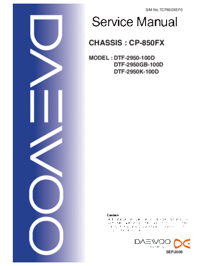 Daewoo CP-850FX  Daewoo hassis CP CP-850FX CP-850FX.pdf