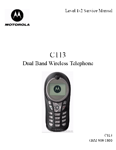 motorola SM C113 A4 C L12 1[1].1  motorola Mobile Phone C113_sm SM_C113_A4_C_L12_1[1].1.pdf