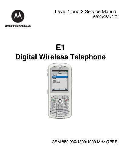 motorola SM ROKR E1 A4 C L12 1[1].0  motorola Mobile Phone E1_sm SM_ROKR E1_A4_C_L12_1[1].0.pdf