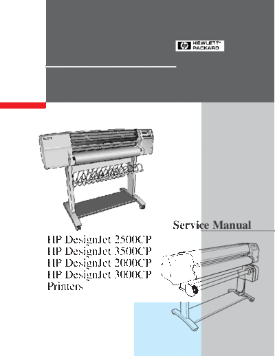 HP Service Manual  HP printer InkJet DesignJet 2xxOCM Service Manual.pdf