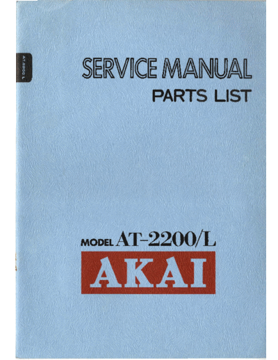 Akai AT-2200  Akai AT AT-2200 AT-2200.pdf