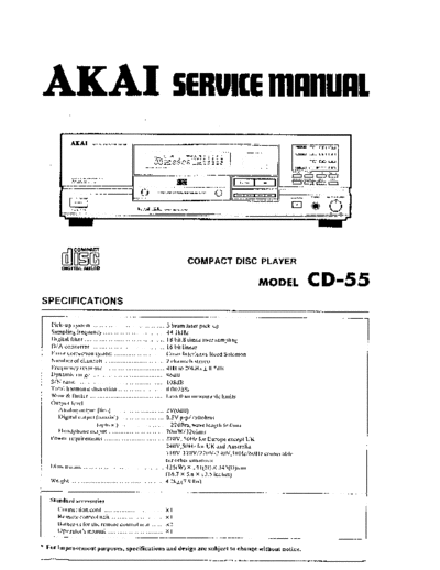 Akai CD-55  Akai CD CD-55 CD-55.pdf