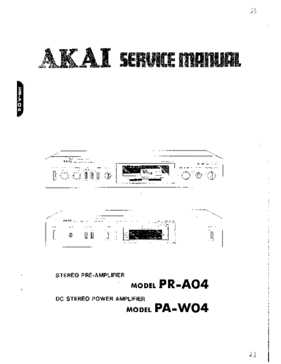 Akai PA-W04  Akai PA PA-W04 PA-W04.pdf