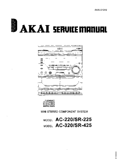 Akai SR-225 & 425  Akai SR SR-225 & 425 SR-225 & 425.pdf