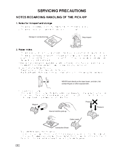 LG tch-servicing precautions  LG Car Audio tch-770 tch-servicing precautions.pdf