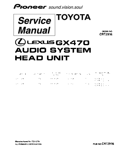 Pioneer GX470-(Toyota,Lexus)  Pioneer GX GX-470 Pioneer_GX470-(Toyota,Lexus).pdf