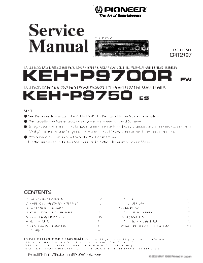 Pioneer KEH-P9700R,P9750R  Pioneer KEH KEH-P9700R & P9750R Pioneer_KEH-P9700R,P9750R.pdf