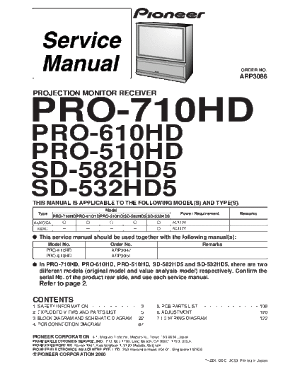 Pioneer PRO-710HD  Pioneer PRO PRO-710HD PRO-710HD.pdf