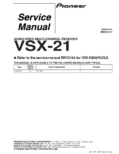 Pioneer VSX-21  Pioneer VSX VSX-21 VSX-21.pdf